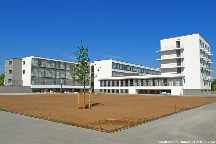 Bauhaus-Gebäude in Dessau-Roßlau 