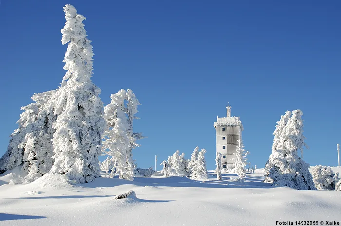 Winter auf dem Brocken im Harz